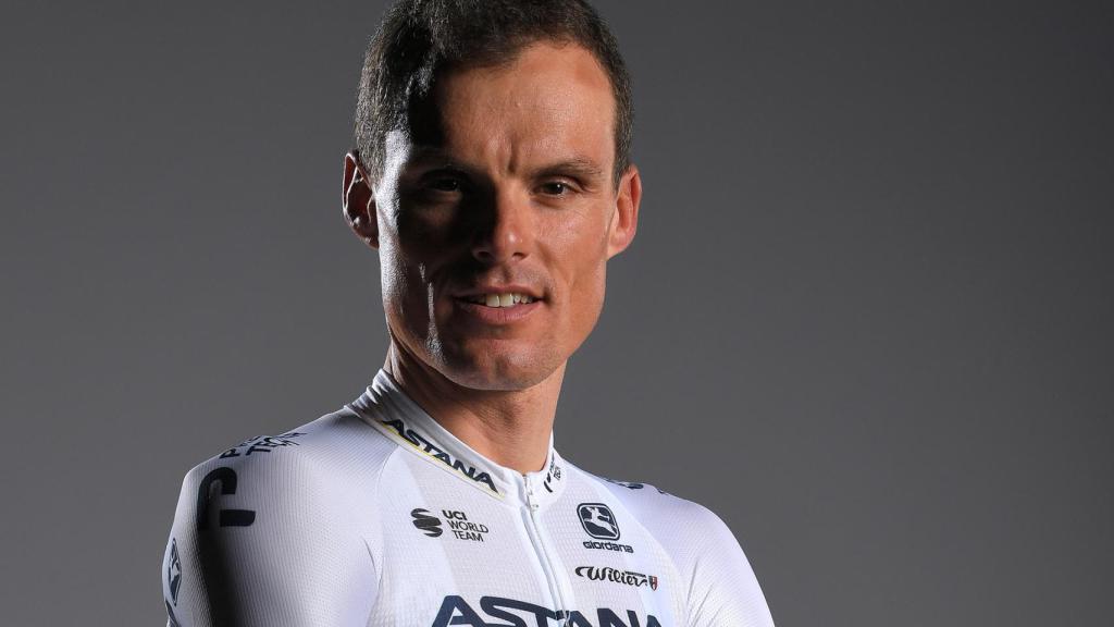 Luis León Sánchez con los colores de Astana