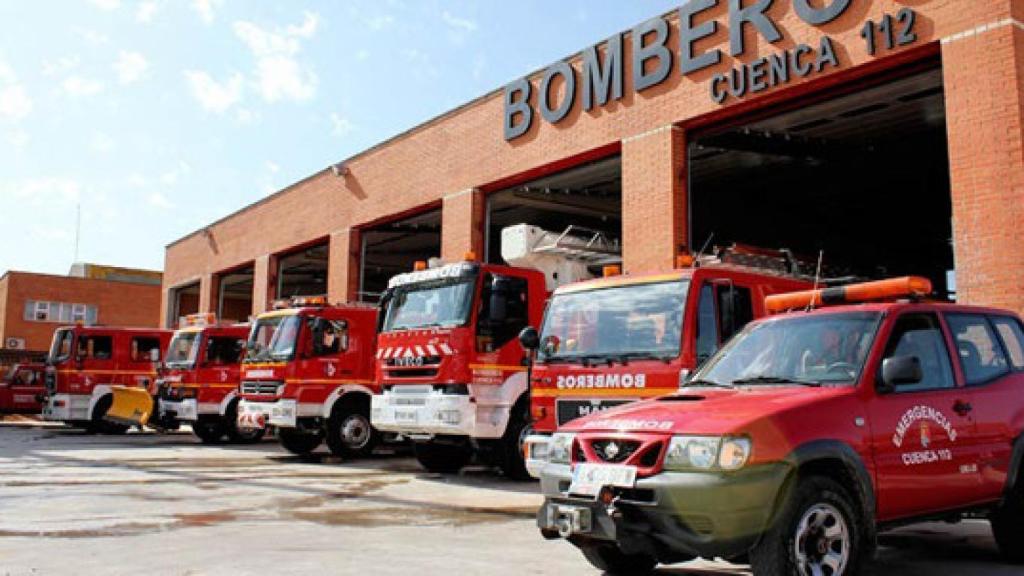Bomberos de Cuenca. Imagen de archivo