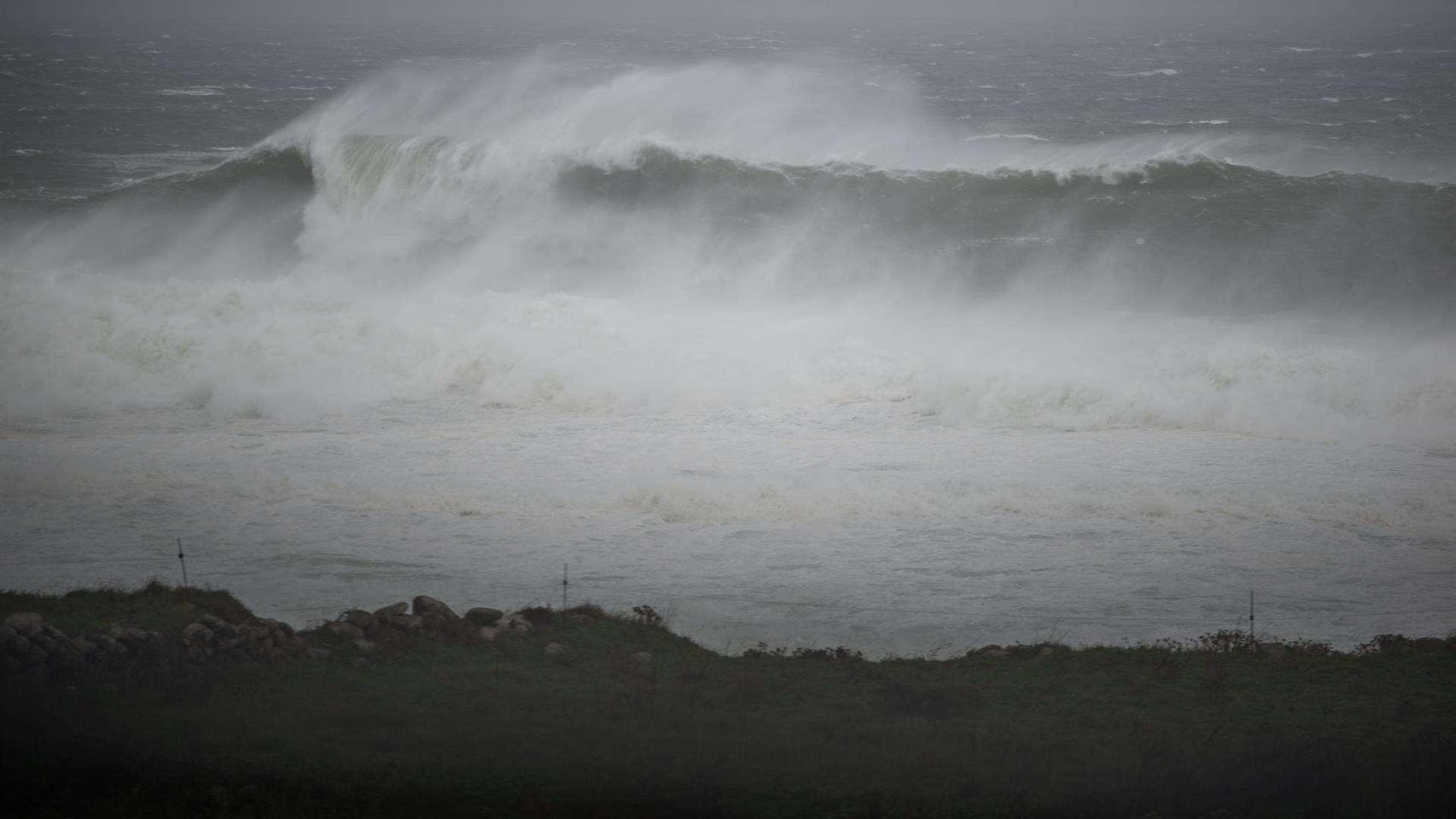 Temporal costero en Galicia.