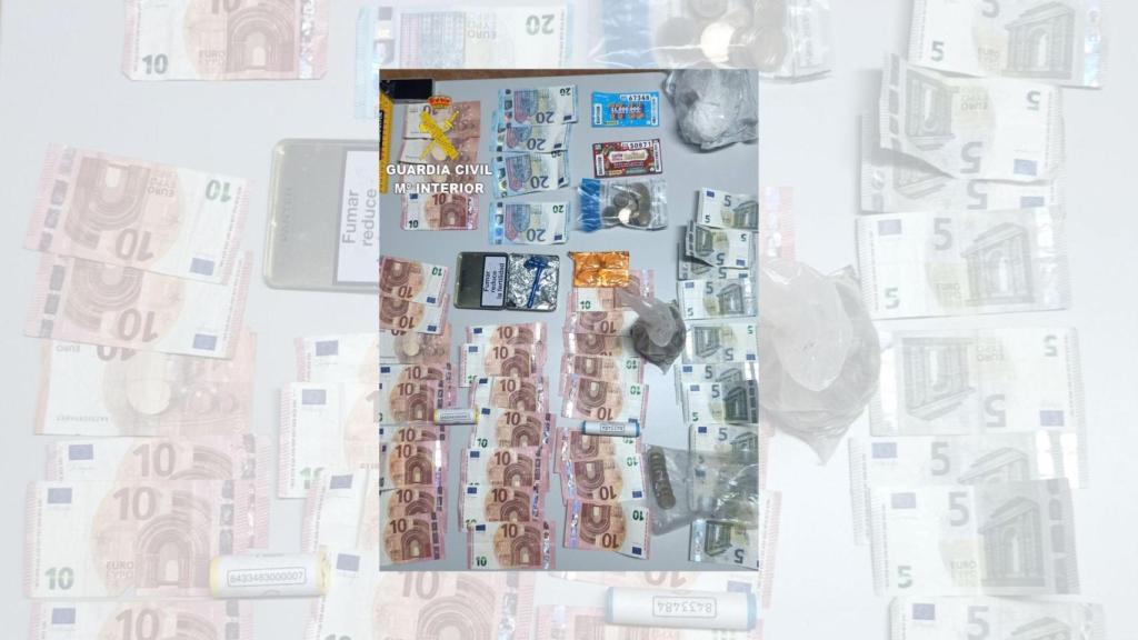 Droga y dinero incautado