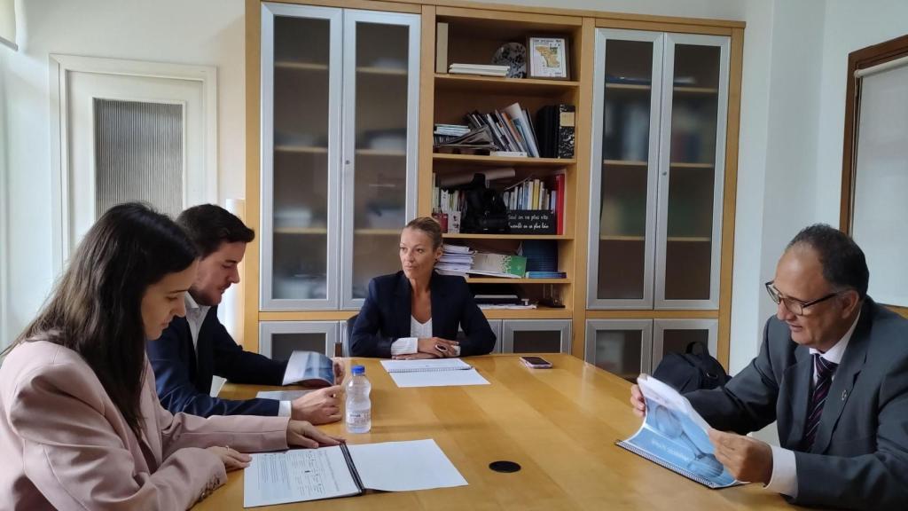 Imagen de la reunión celebrada ayer