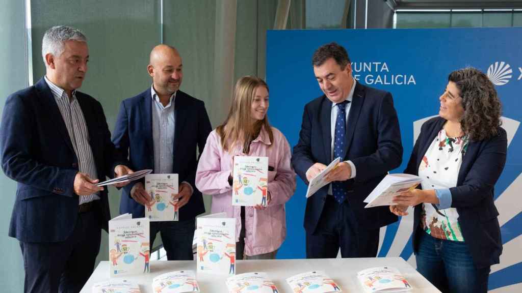 Presentación de la edición en ucraniano de ‘A galiña azul’, de Carlos Casares.