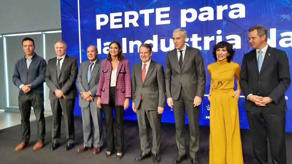 La ministra de Industria tras la presentación en Vigo del Perte Naval.
