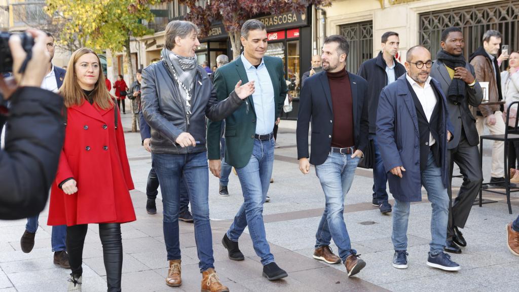 Acto político del PSOE con la participación del secretario general del partido y presidente del Gobierno, Pedro Sánchez