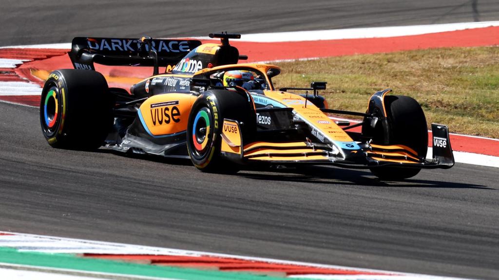 Palou, mientras completaba  los primeros libres en Austin.