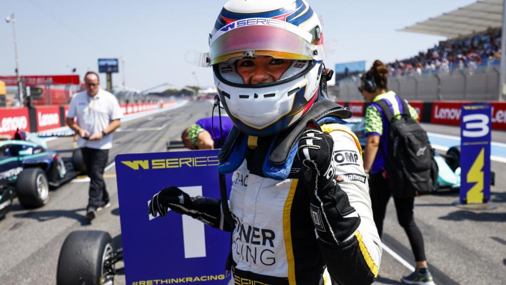 Jamie Chadwick, campeona de las W Series.