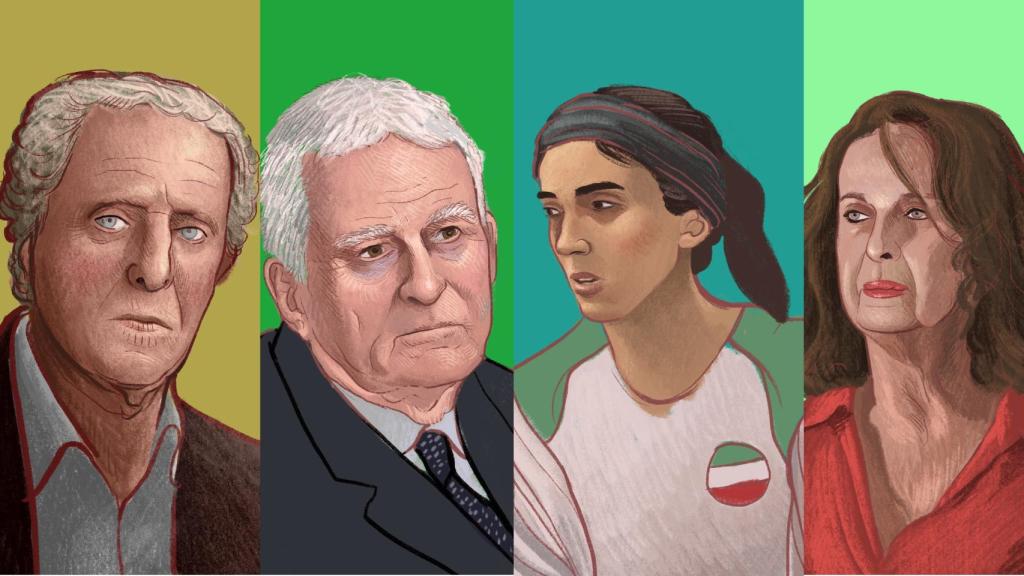 Albert Solà, Paolo Vasile, Elnaz Rekabi y Carla Antonelli.