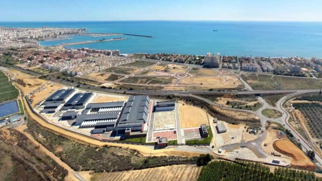 Vista aérea de la planta desaladora de Torrevieja.