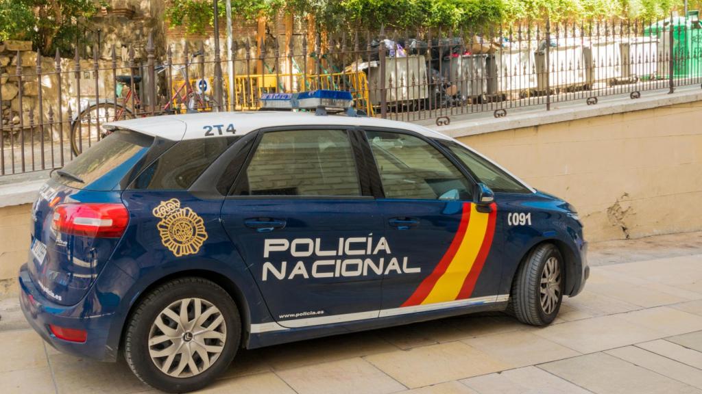 Vehículo de la Policía Nacional.