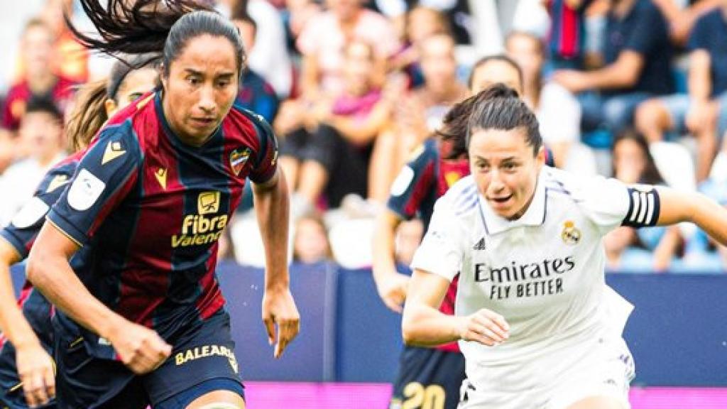 Ivana Andrés, en el Levante - Real Madrid de la Liga F 2022/2023