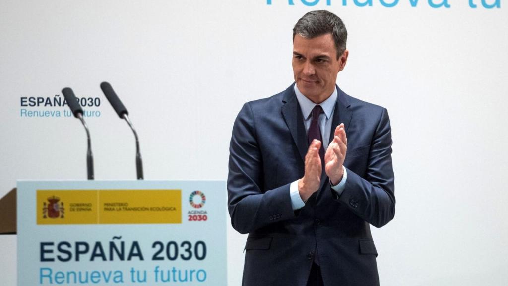 El presidente del Gobierno, Pedro Sánchez