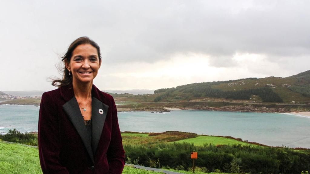 La ministra de Industria, Reyes Maroto, durante su encuentro con EL ESPAÑOL-Invertia.
