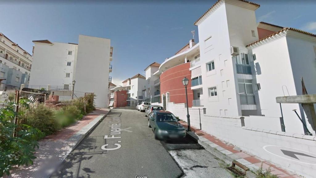 Calle de Torrox donde ha tenido lugar el incidente.