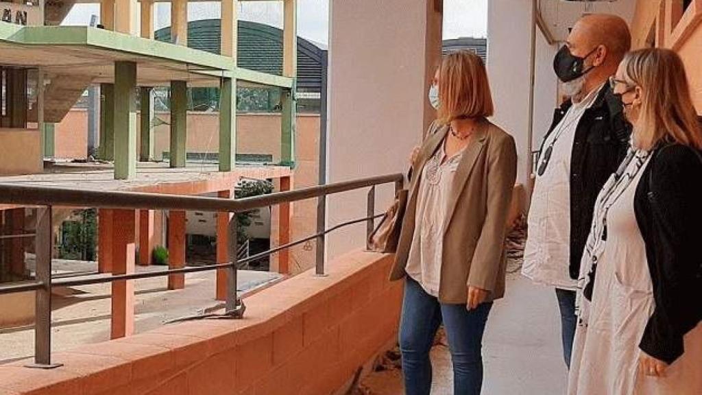 Visita de la concejal al Centro de Oficios de Coepa.