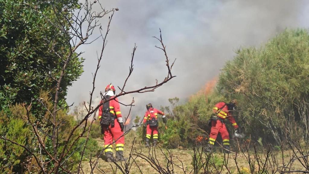 Incendio en Valle de Mena (Burgos)