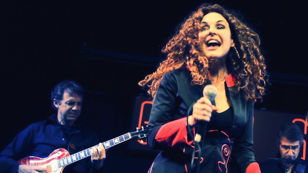 Silvia Marsó durante una actuación.