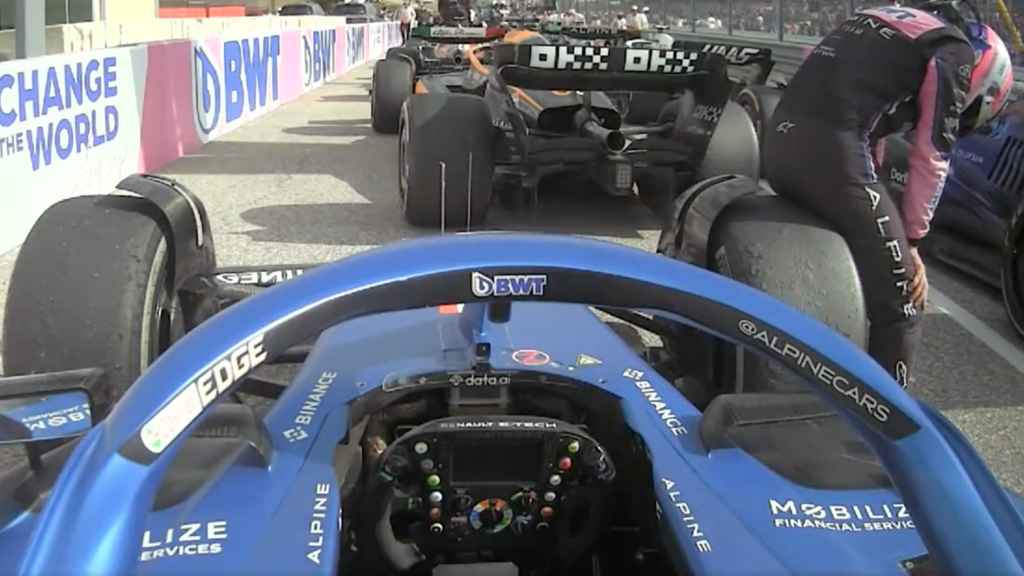 Fernando Alonso, exhausto tras la carrera en Austin