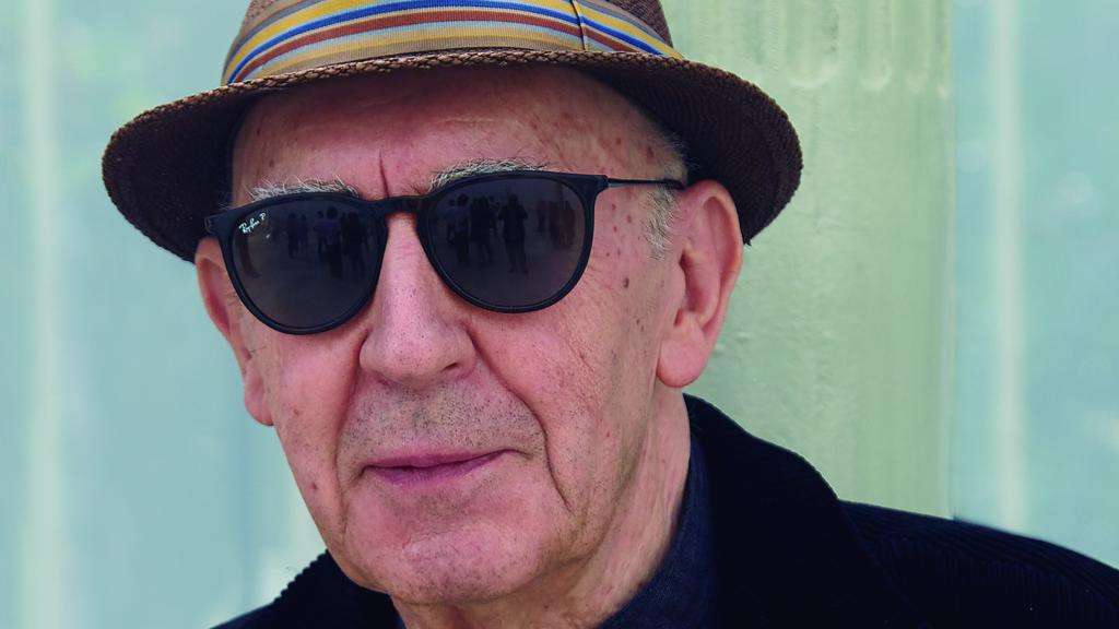 Manolo Quejido hace unos días en el Palacio de Cristal de Madrid.