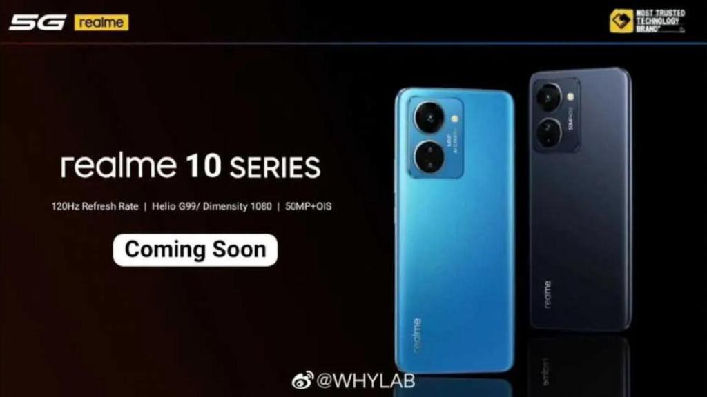 Supuesto diseño del Realme 10
