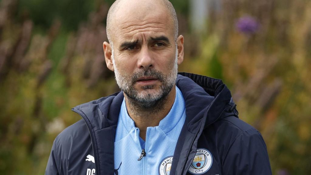 Pep Guardiola, con el Manchester City