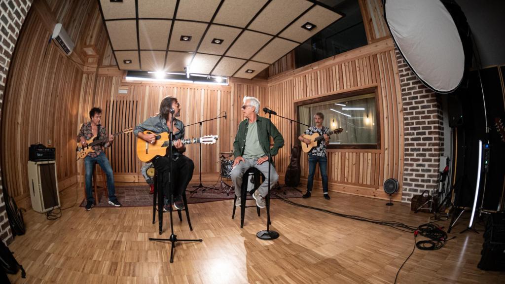 Imagen del rodaje del videoclip de Antonio Carmona y Kiko Veneno.