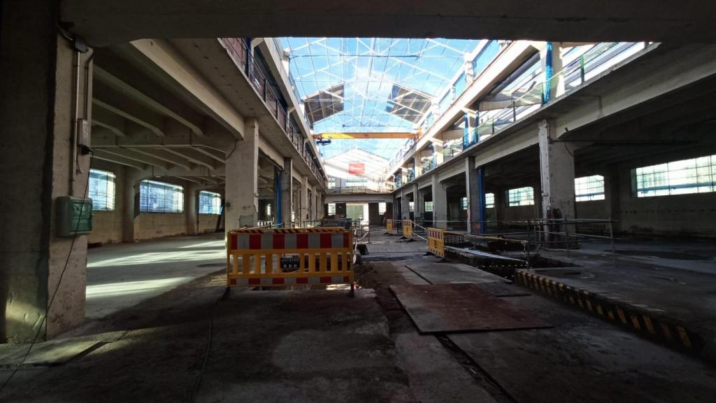 Las obras del Centro de Servizos Avanzados (CSA) en la Ciudad de las TIC de A Coruña.