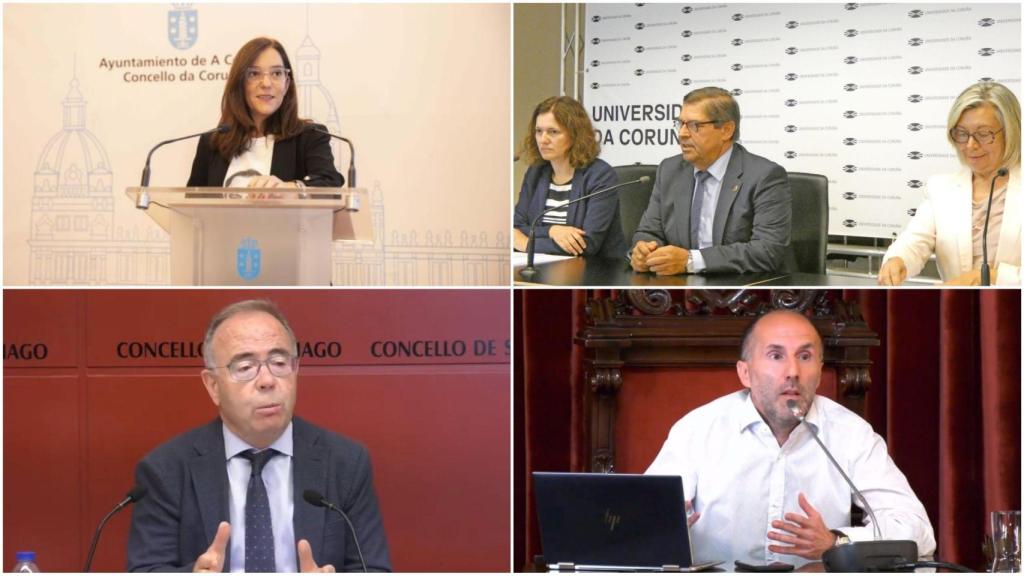 Santiago estudia reclamar por la agencia de la IA e Inés Rey reitera la buena posición de A Coruña