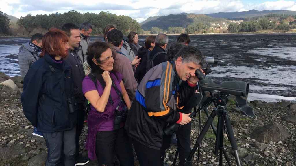 Ruta por la ensenada de San Simón en una edición anterior.