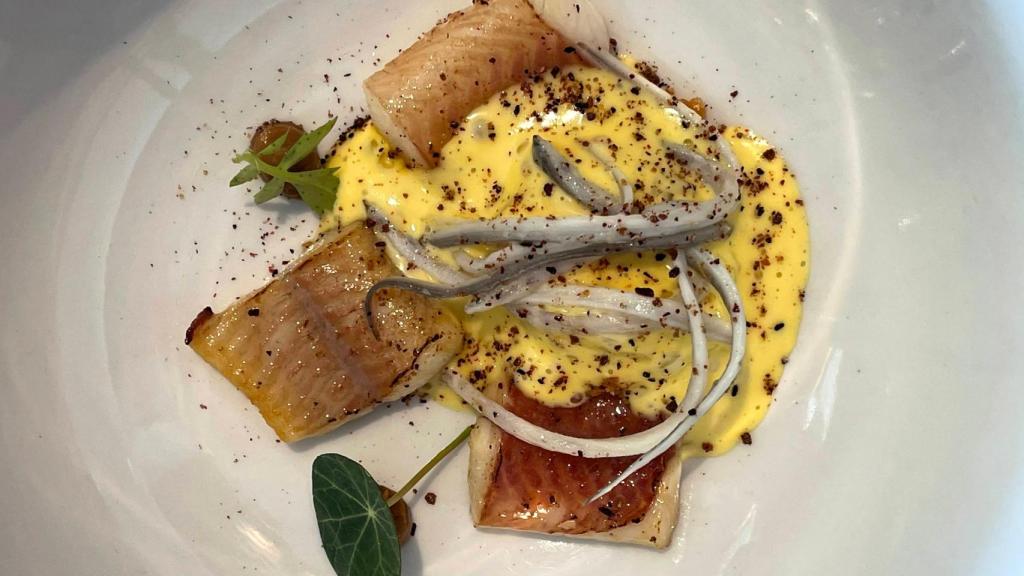 Plato de anguila en El Rincón de Juan Carlos