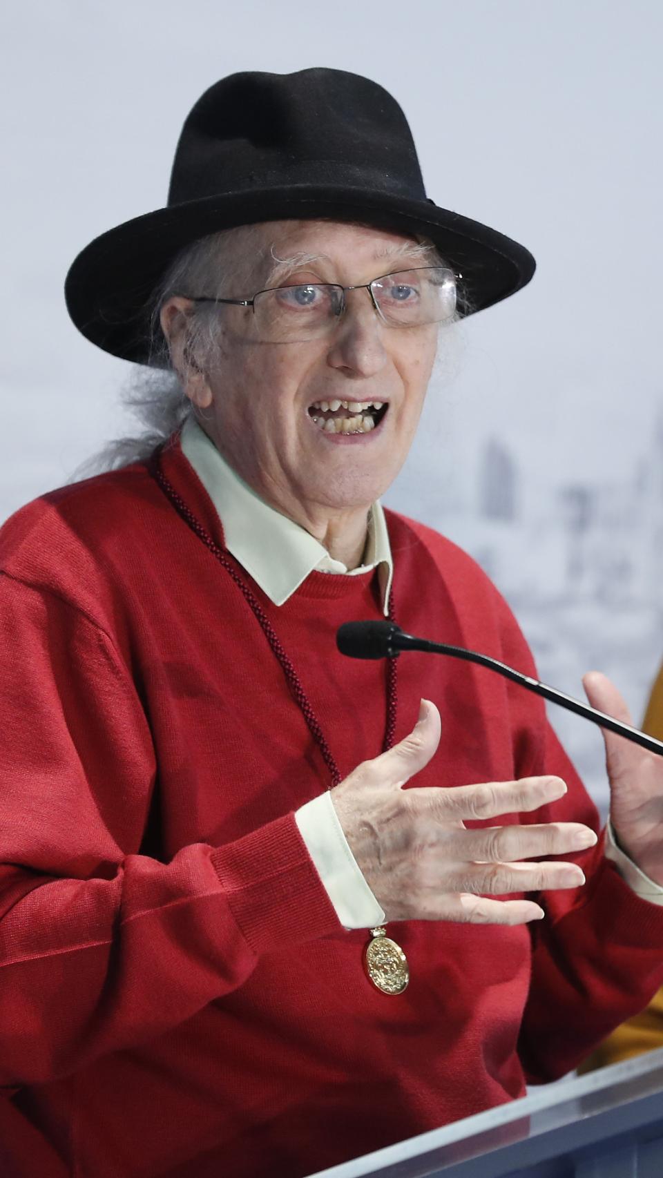 Juan Tamariz en un evento público en Madrid, en mayo de 2019.