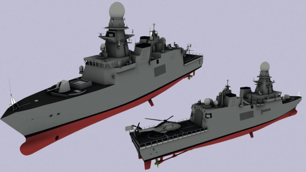 Diseño por ordenador de la corbeta EPC europea