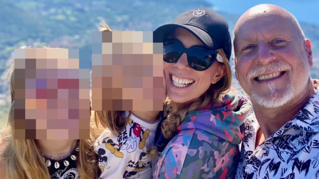 El empresario Rainer Schaller junto a su familia.