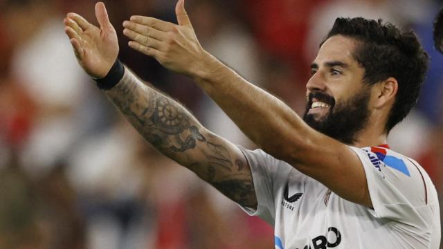 Isco Alarcón, MVP en la victoria del Sevilla ante el Copenhague en la Champions League 2022/2023
