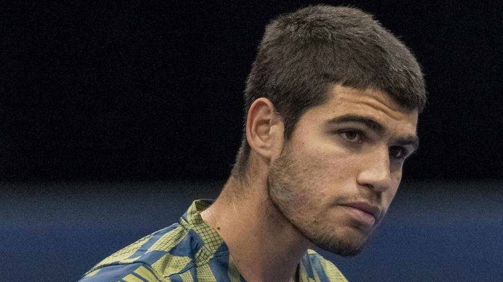 Carlos Alcaraz, en el Torneo de Basilea 2022