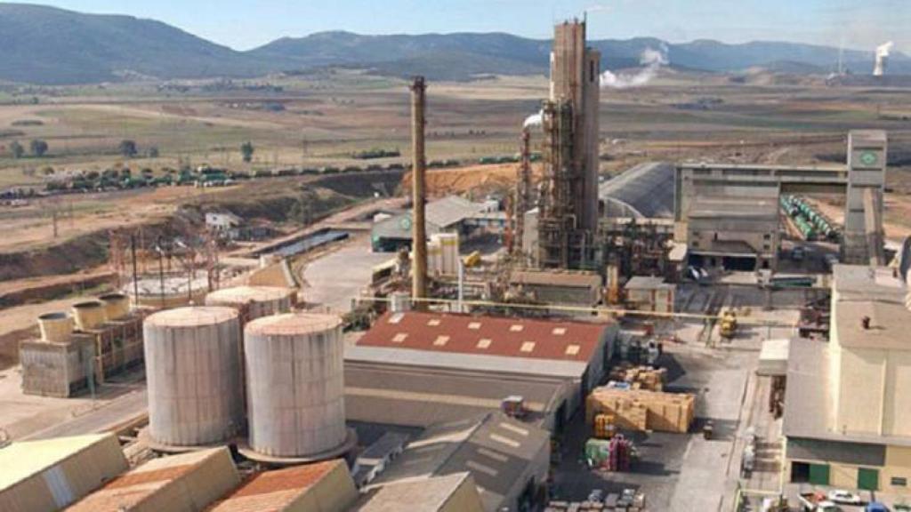 La fábrica de Fertiberia en Puertollano (Ciudad Real)