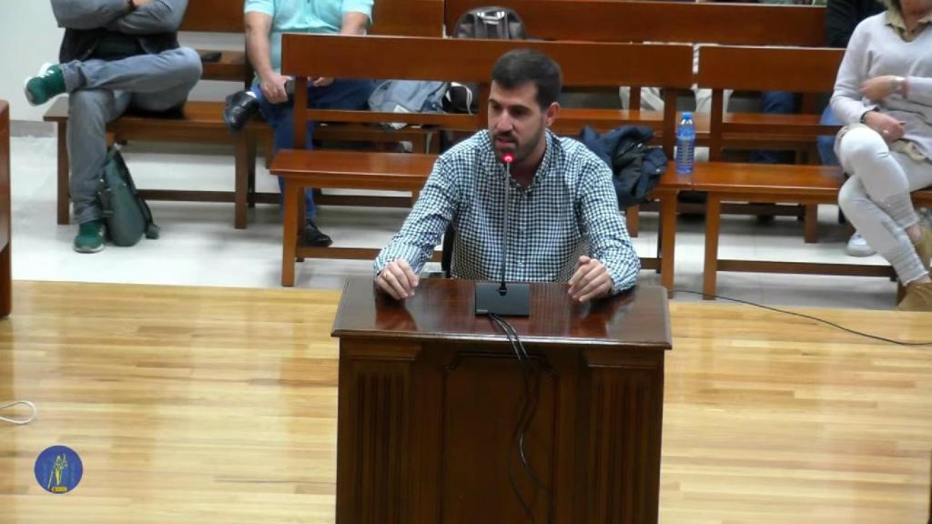 El alcalde de Fontanar, Víctor San Vidal, en el juicio en la Audiencia Provincial de Guadalajara. Foto: Europa Press.