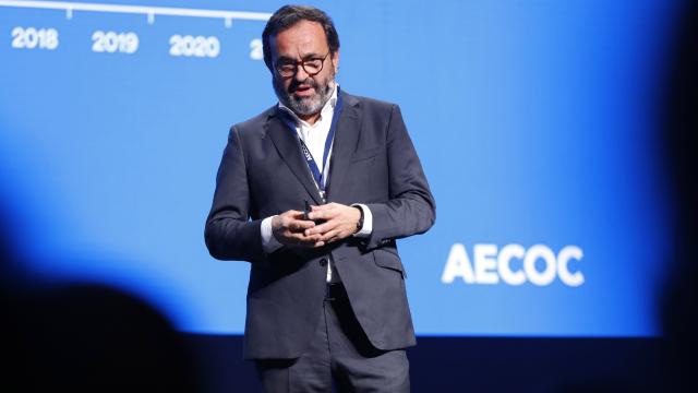 El presidente de Aecoc, Ignacio González, en la apertura del 37 Congreso de Gran Consumo.