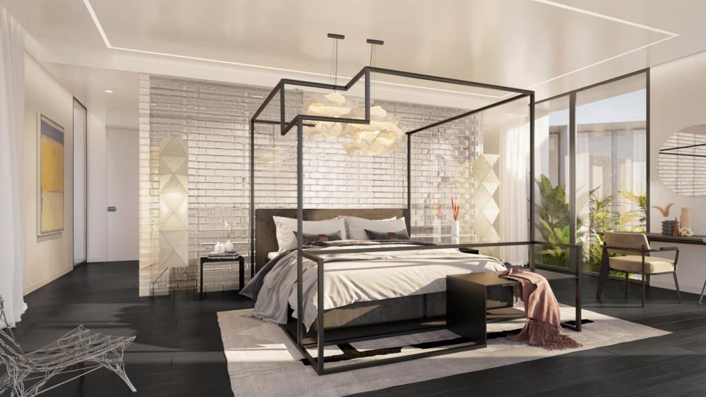 Imagen de uno de los dormitorios.