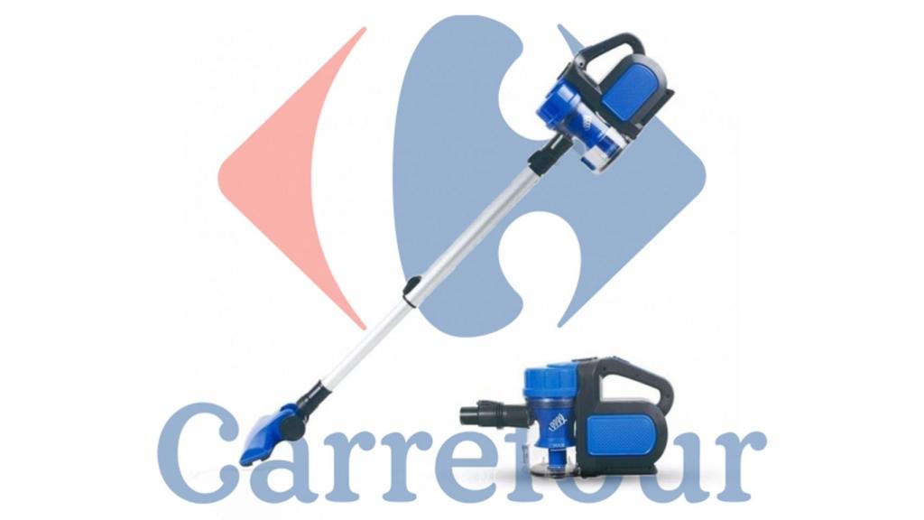 Aspiradora de mano de Carrefour.