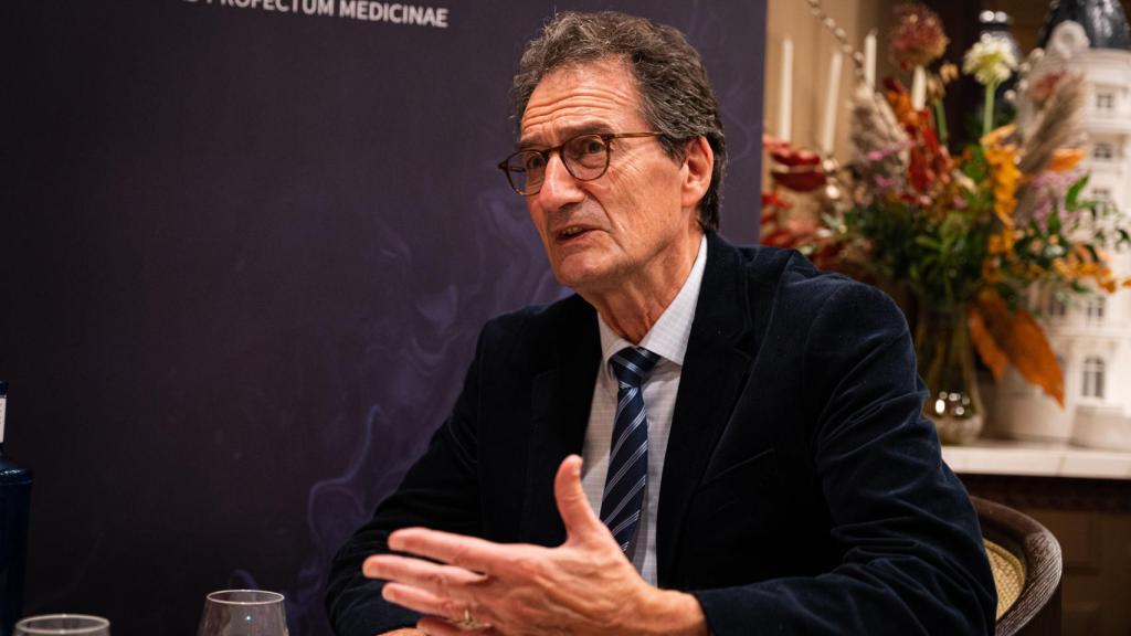 Sansonetti, en un momento de la entrevista.