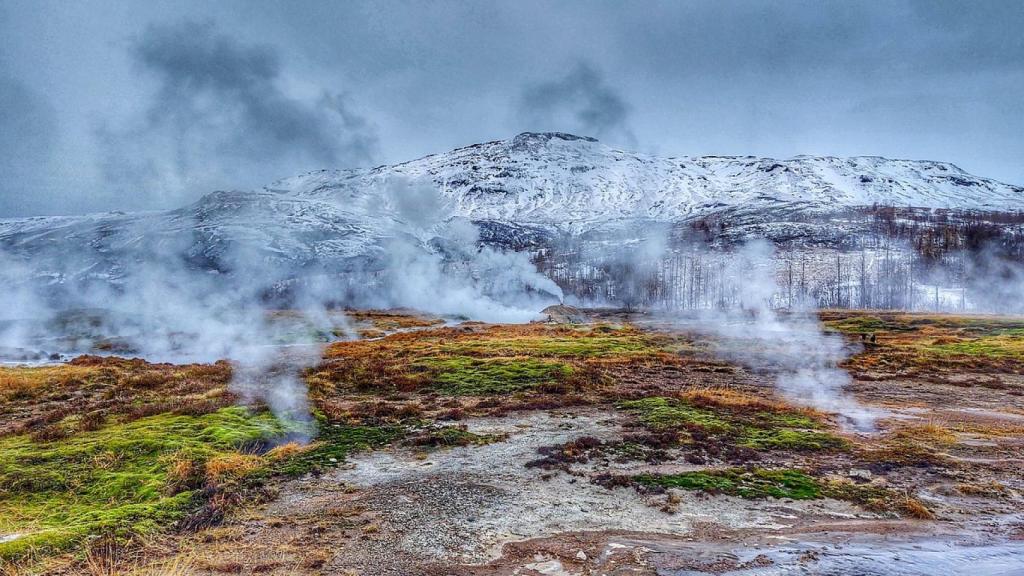 El Área Geotérmica de Geysir.