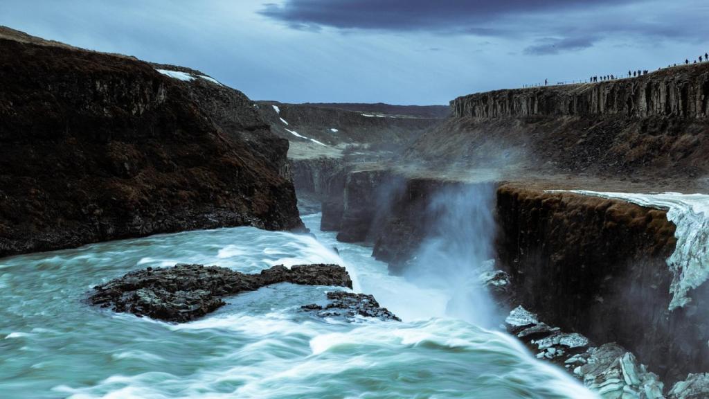 La cascada de Gullfoss