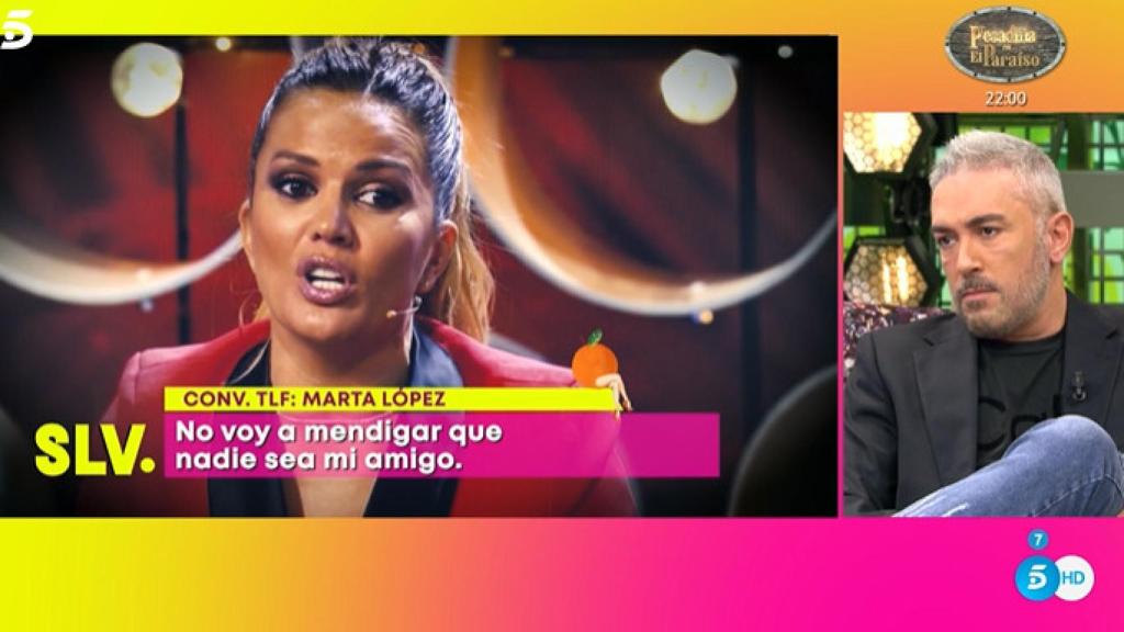 La amistad entre Kiko Hernández y Marta López.