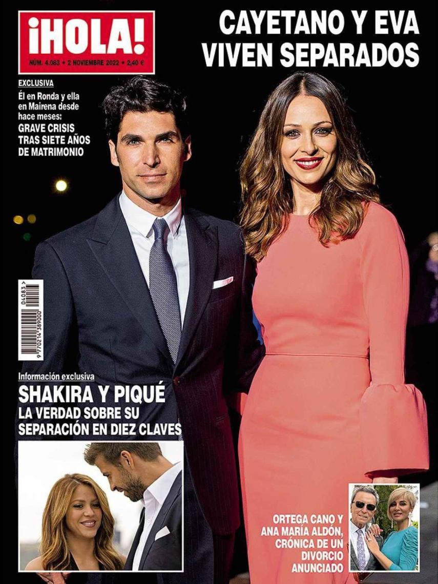 Portada de la revista '¡HOLA!'