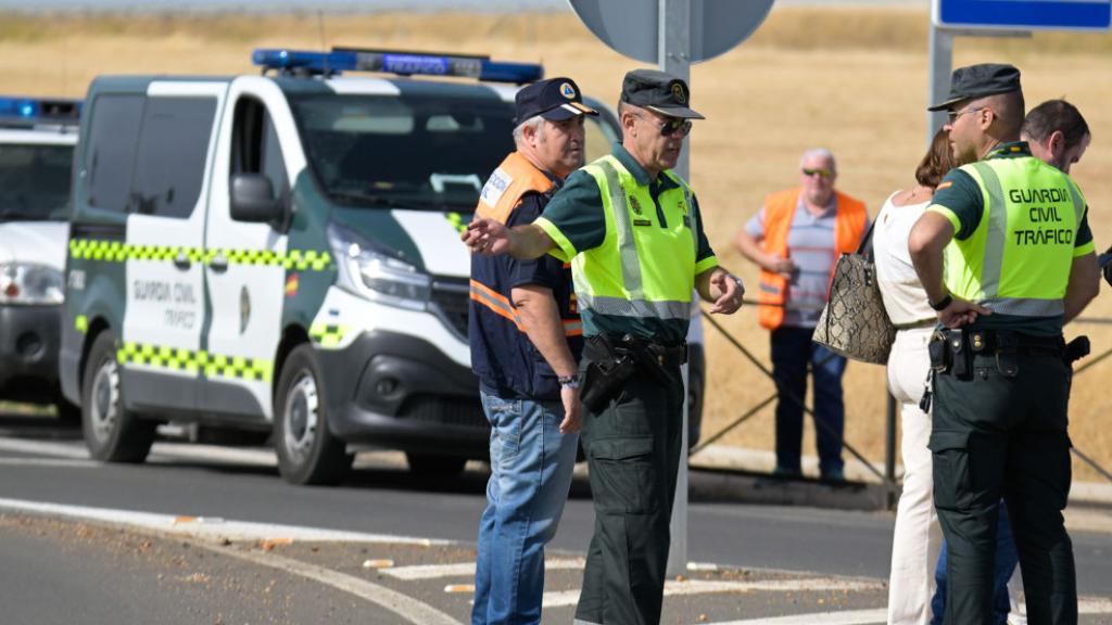 Guardia Civil en el lugar de los hechos.