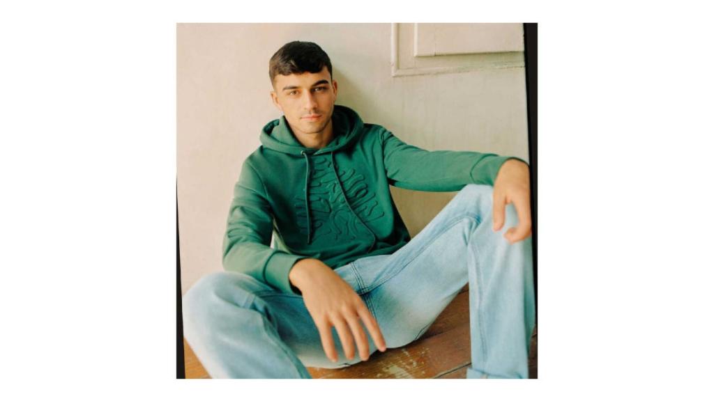 Sudadera verde Springfield