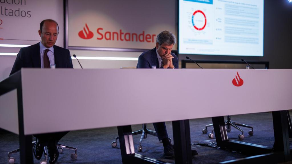 Juan Manuel Cendoya y José Antonio Álvarez durante la presentación de los resultados del tercer trimestre de 2022.