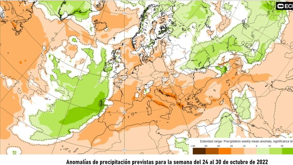 Alerta por lluvias y viento en Galicia