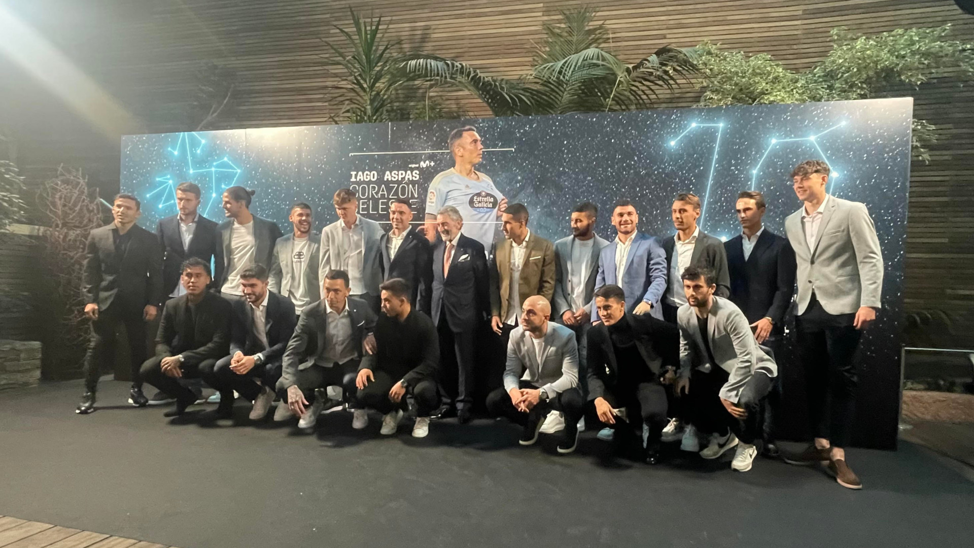 Foto de familia de la plantilla del Celta. Foto: Treintayseis