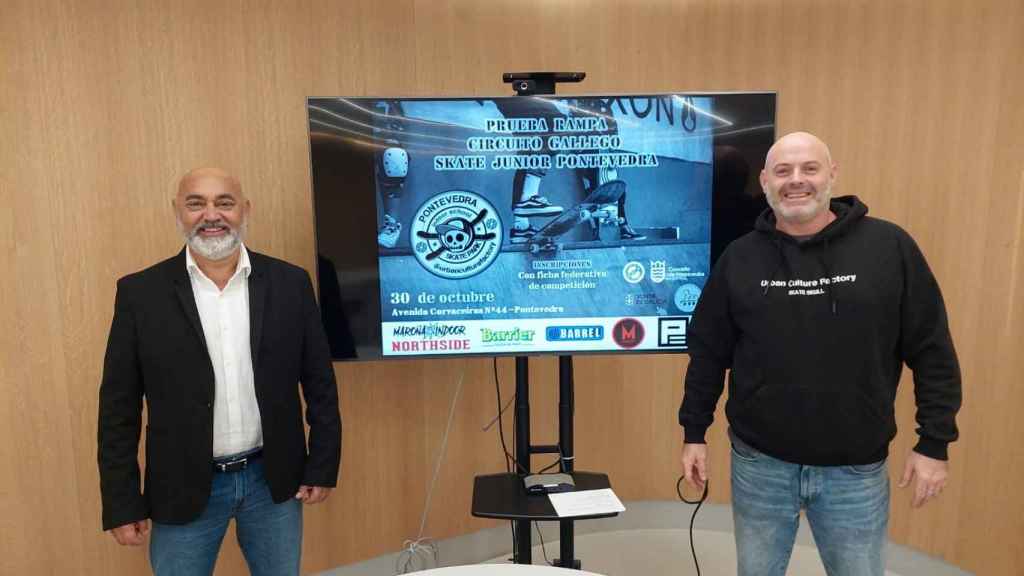 Presentación del Campeonato Gallego de Skate en Pontevedra.